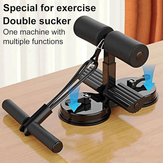 Sit Up Bar Foot Holder with Resistance Band