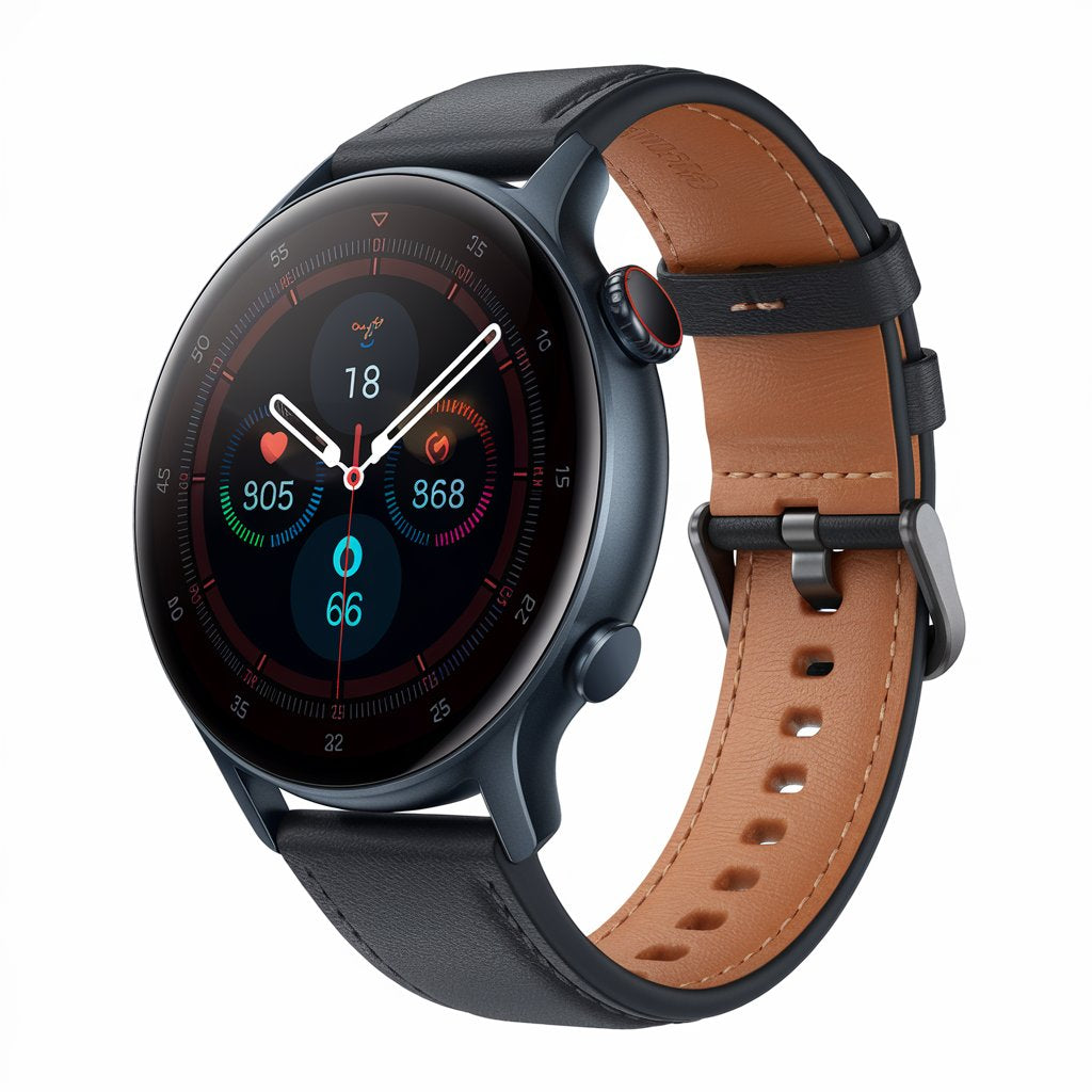 Rock luxury watch with magnetic strap